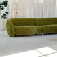 - Bespoke Olive Velvet Modular Sofa