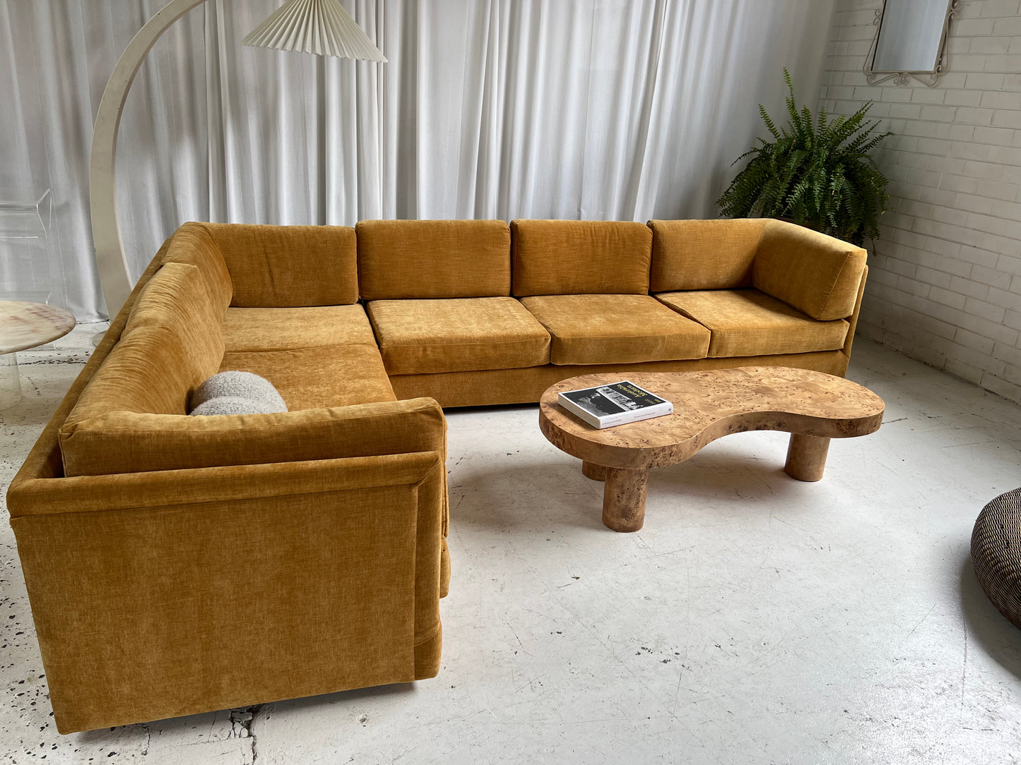 - Bespoke Mustard Modular Sofa Set