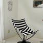 1970s IKEA Swivel Lounge Chair, Refurbished