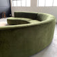 Bespoke Velvet Modular in Deep Botanical Green