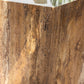 Travertine & Glass Dining Table