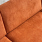 Rust Corduroy Vintage Modular Sofa