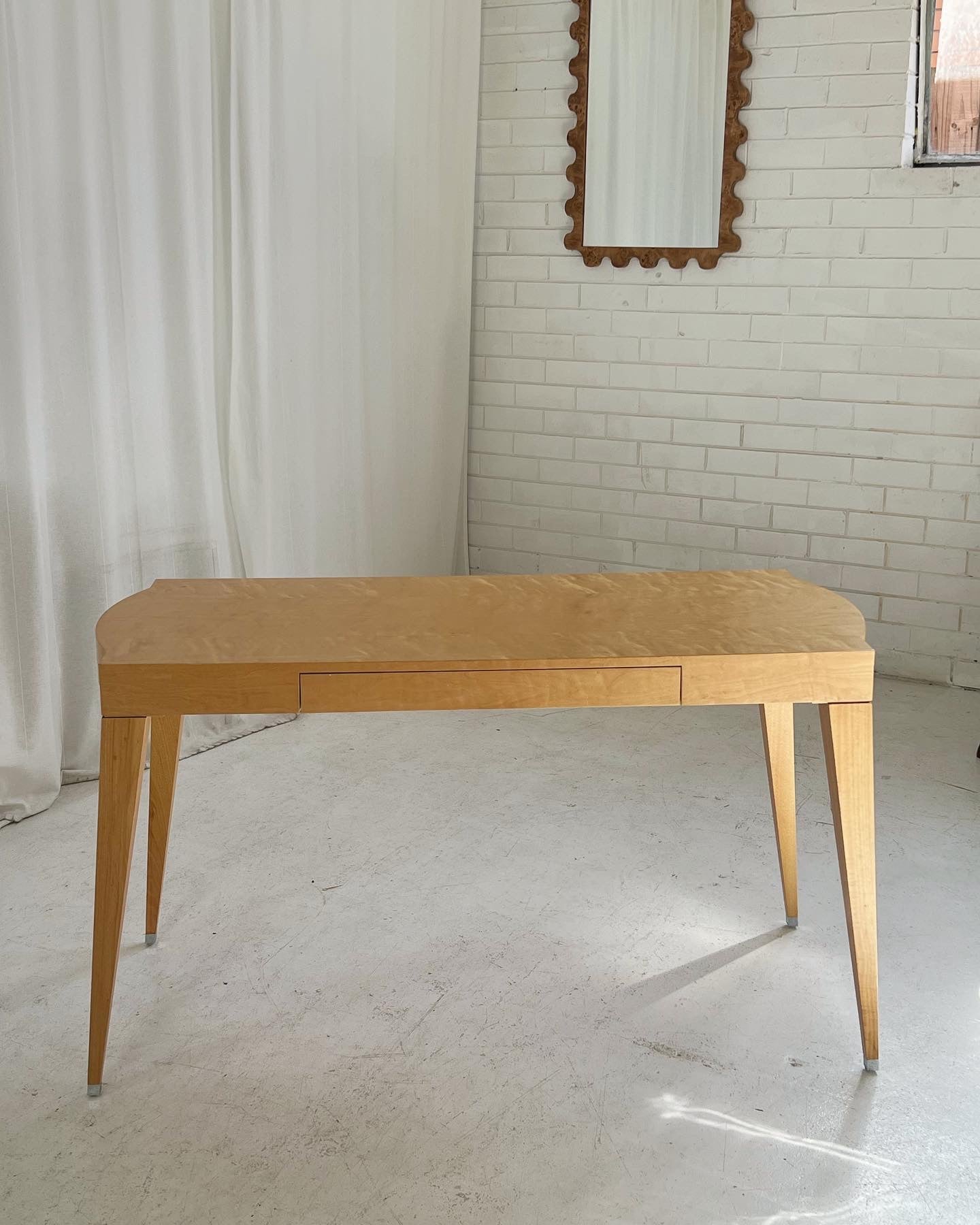 - Light Wooden Desk/Console Table