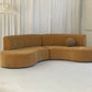 Bespoke Mustard Curvy Modular Sofa