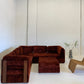 Vintage Modular Velvet Playpen Sofa