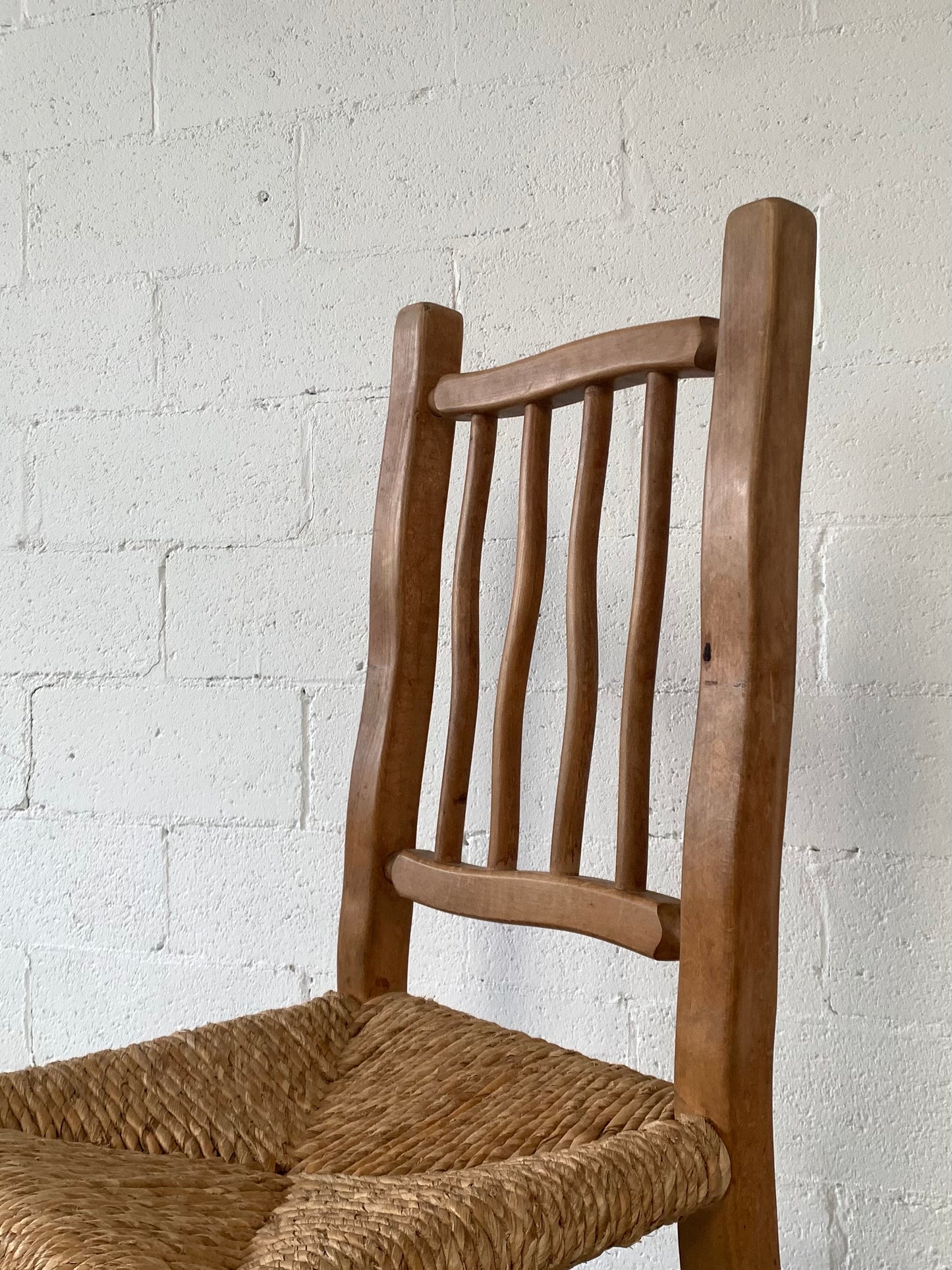 Four Wiggly Handmade Dining Chairs (Set)