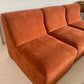 Vintage Modular Cord Sofa, Newly Upholstered