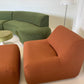 - Featherston Numero Boucle Armchair and Ottoman
