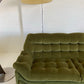 Vintage Green Velvet Sofa