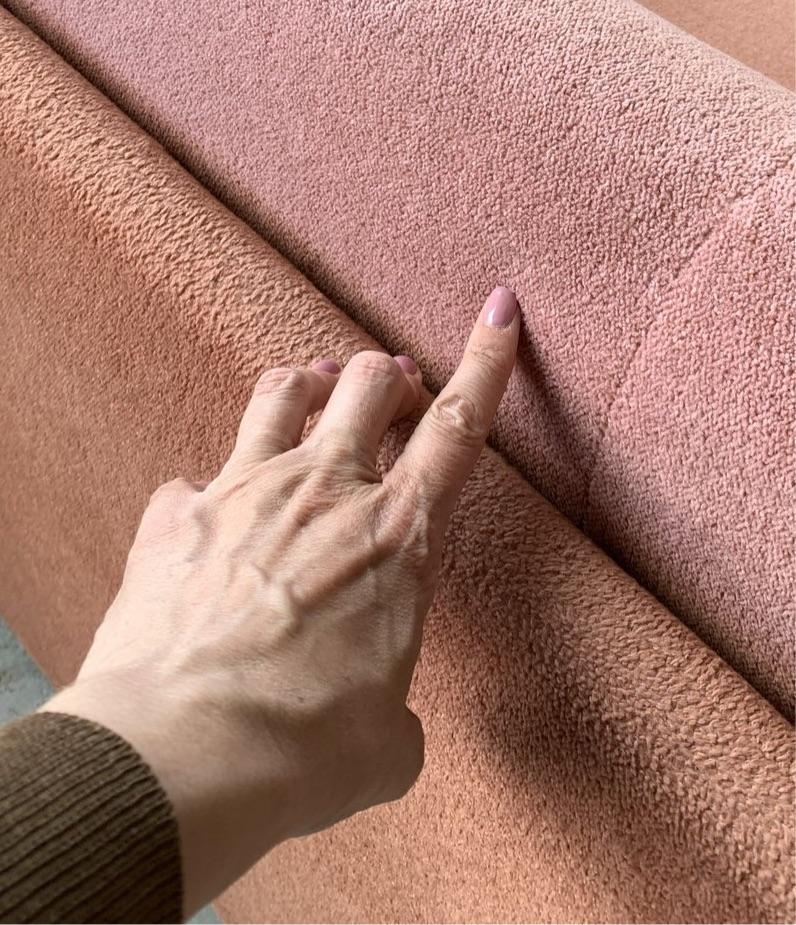 Pink Modular Sofa by Parker
