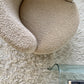 Vladimir Kagan-Style Swivel Chair in Wool Boucle - Two Available