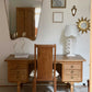 XL Trapeze Brass Mirror