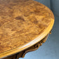 - Large Vintage Burl Carved Table