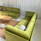 - Bespoke Large Sage Green Modular Sofa