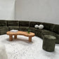 - Bespoke Green Chenille Modular Sofa Set