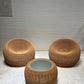 - Vintage Cane Coffee/Side Table - One Available