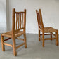 Four Wiggly Handmade Dining Chairs (Set)
