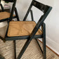 Original 1960’s Aldo Jacober and Pierangela d’Aniello “Trieste” Rattan Folding Chair