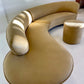 Sculptural Curved Sofa and Ottoman