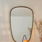 1950s Italian Brass Mirror