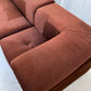 Vintage Fler Choc Velvet Modular Sofa / Bed