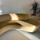 Stunning Curved Sofa and Ottoman