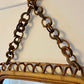 Vintage Italian Bamboo Mirror, Circa 1960’s