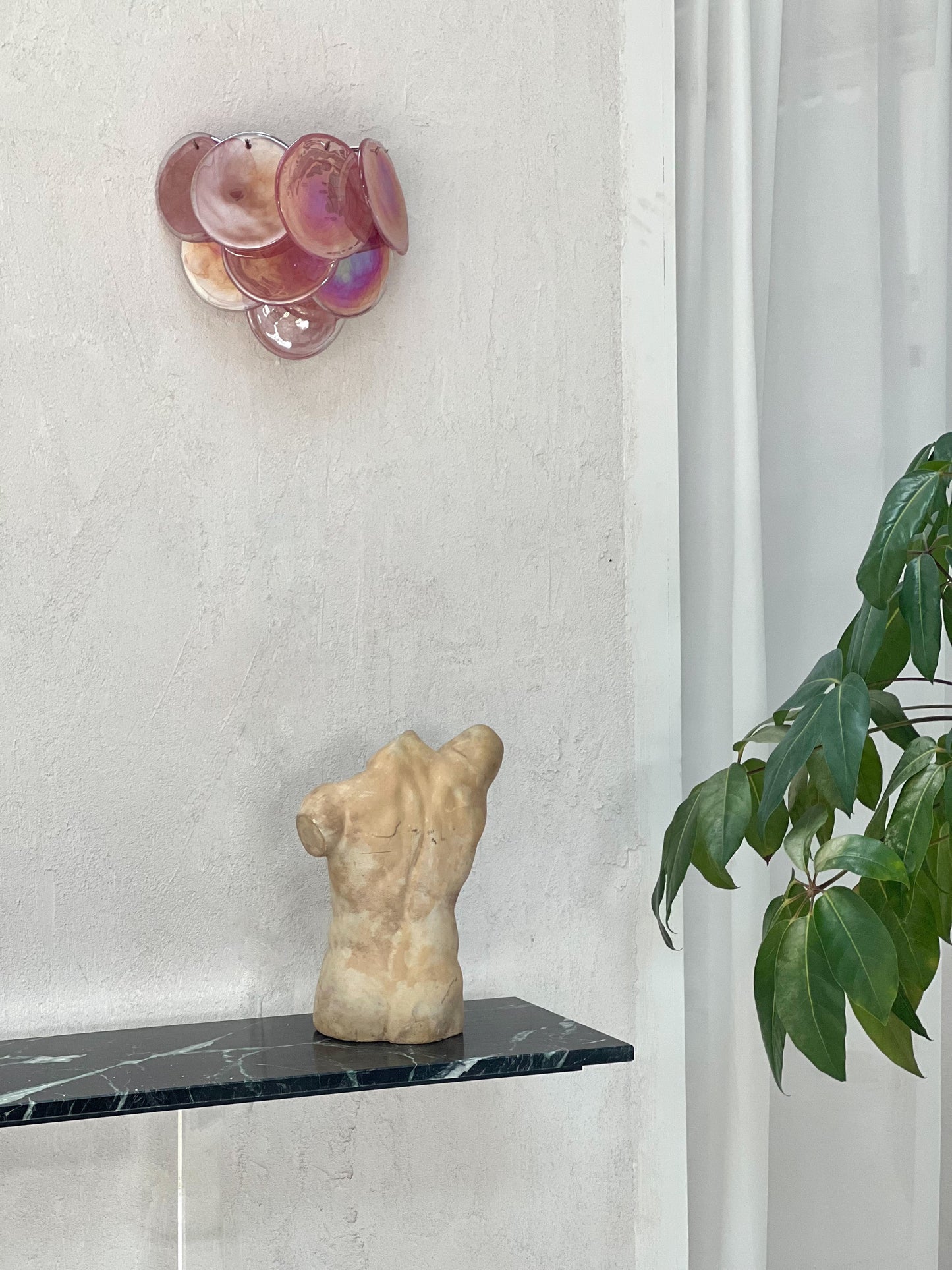 Murano Sconce - VISTOSTI PINK - One Available