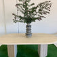 Incredible Honed Travertine Oval Dining Table