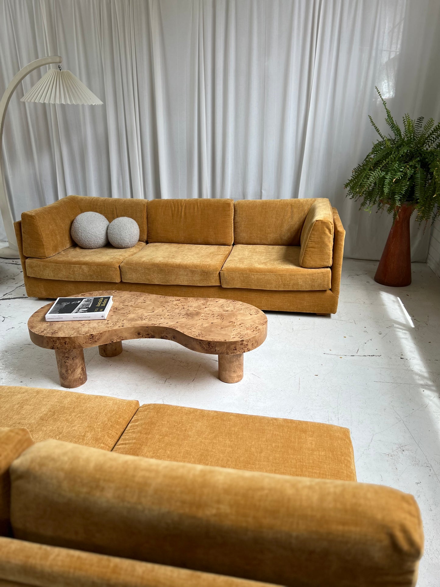 - Bespoke Mustard Modular Sofa Set