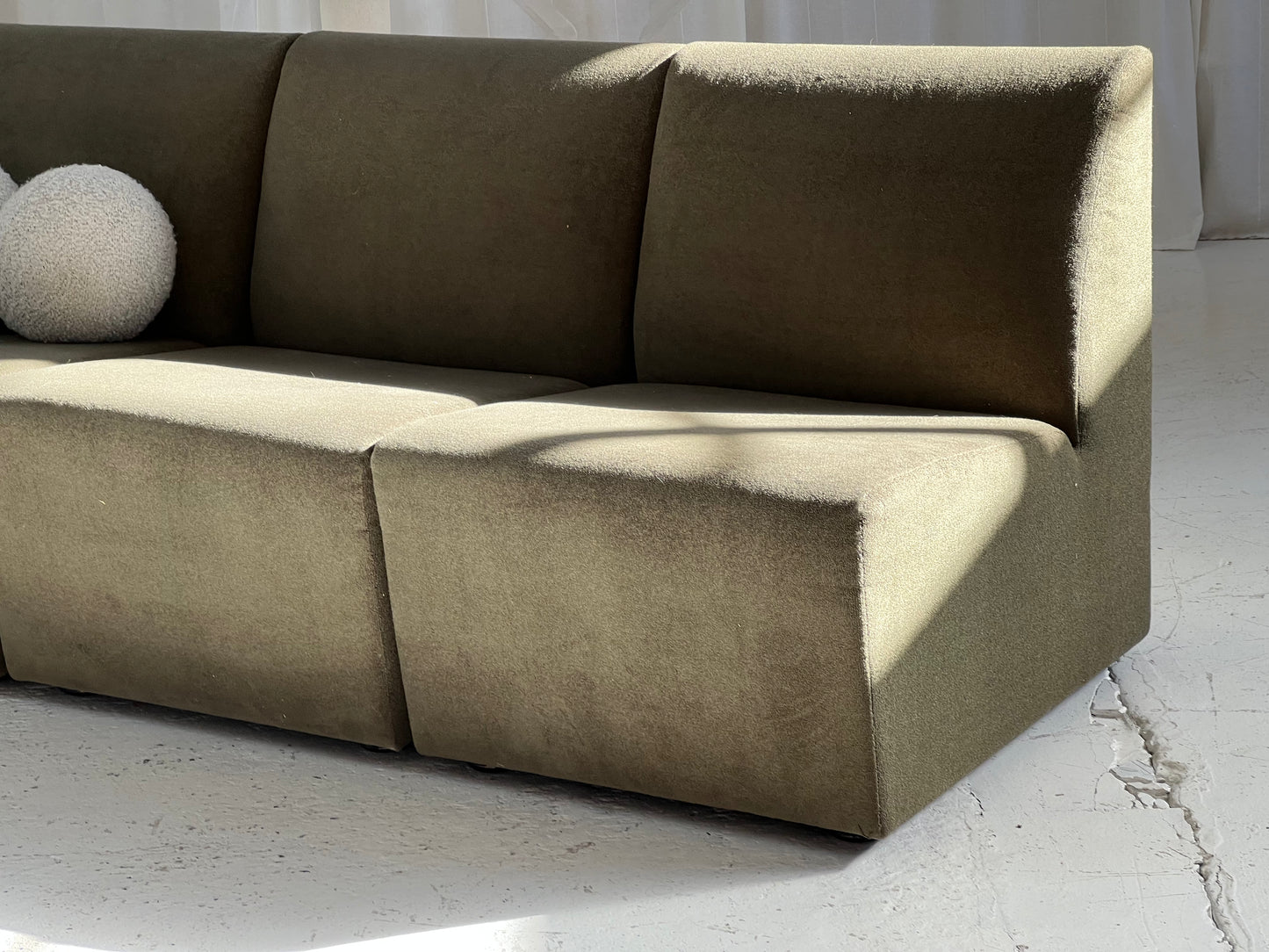 - Olive Three Piece Modular Sofa
