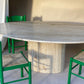 Italian Travertine Dining Table