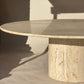 Italian Travertine Dining Table