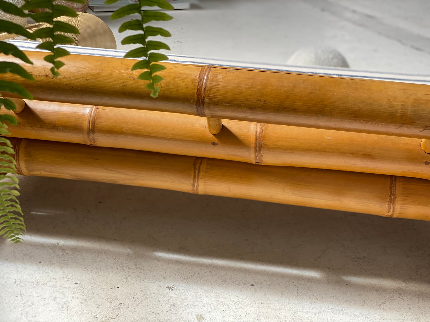 Vintage Bamboo Sofa Daybed