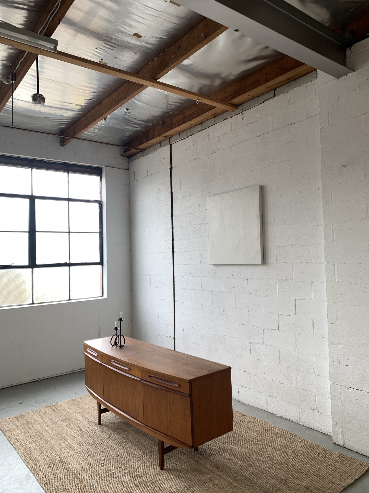 Bow Front Mid Century Sideboard