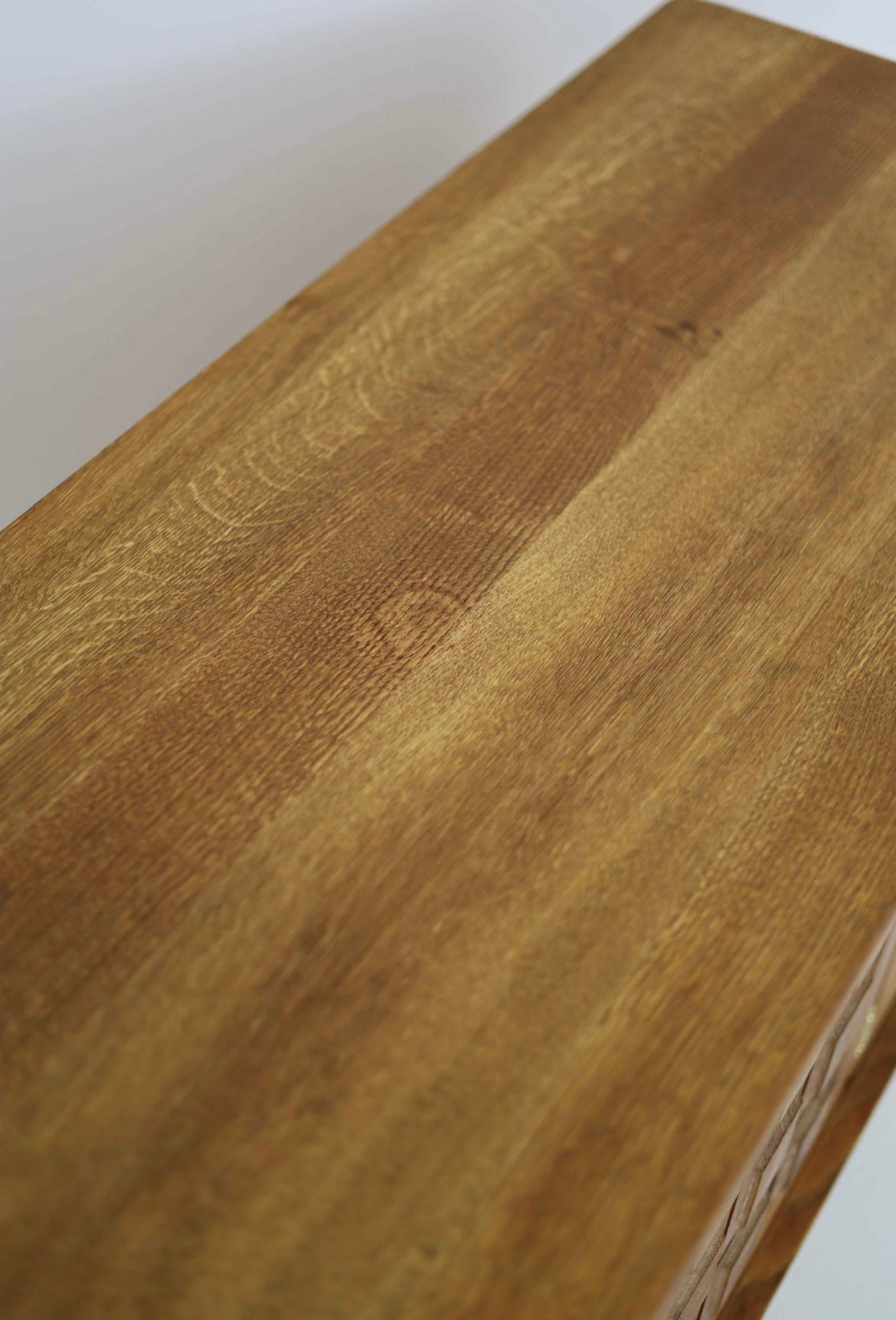 - Mid Century Brutalist Oak Sideboard