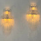 Murano Sconce - Venini TRONCHI CLEAR - Two Available