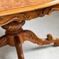 - Large Vintage Burl Carved Table