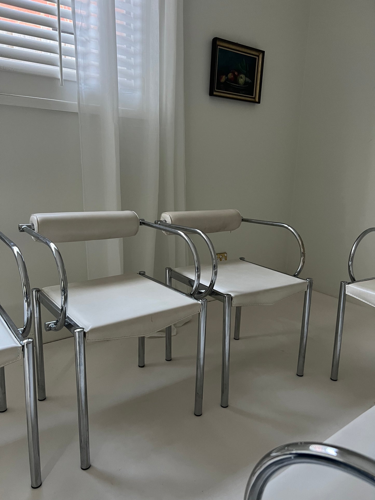 Set of 8 Vintage Italian Dining Chairs