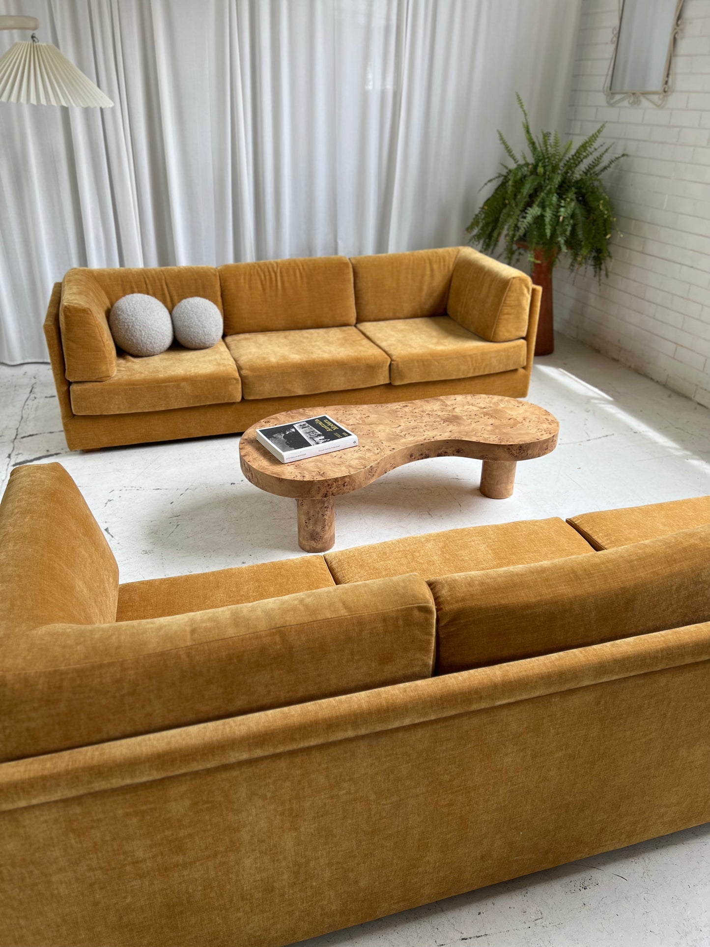 - Bespoke Mustard Modular Sofa Set
