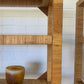 Vintage Rattan Bookshelf