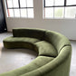 Bespoke Velvet Modular in Deep Botanical Green
