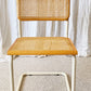 Set of 6 Cesca style rattan dining chairs