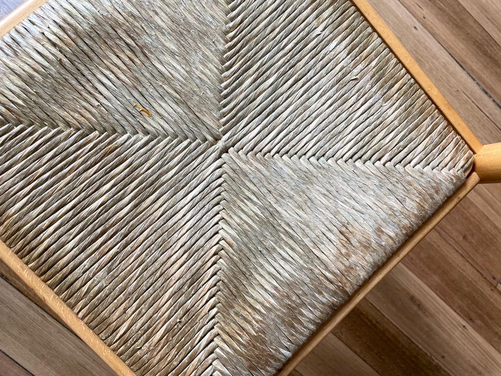 Vintage timber rush dining chairs