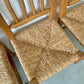 Four Wiggly Handmade Dining Chairs (Set)