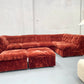 Vintage Velvet Modular Sofa - Seven Piece Set