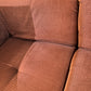 Vintage Fler Choc Velvet Modular Sofa / Bed