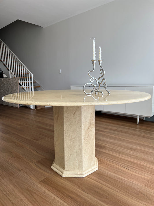 - Vintage Marble Dining Table