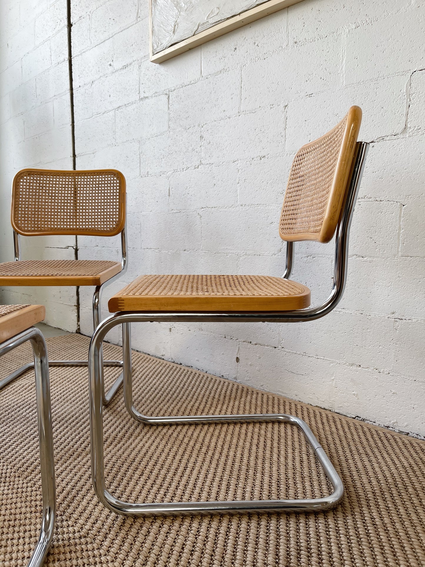 Set of Four Cesca Chairs - Made in Italy