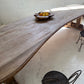 Custom Large Wooden Curved Table